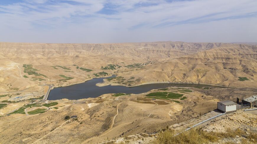 The Wadi Mujib river in Jordan.