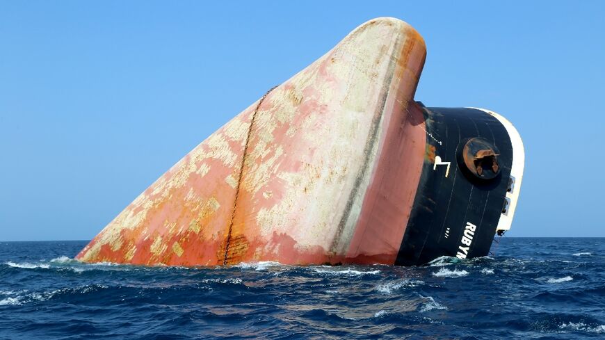 The Rubymar sank in the Red Sea on March 2, with 21,000 metric tonnes of fertiliser on board