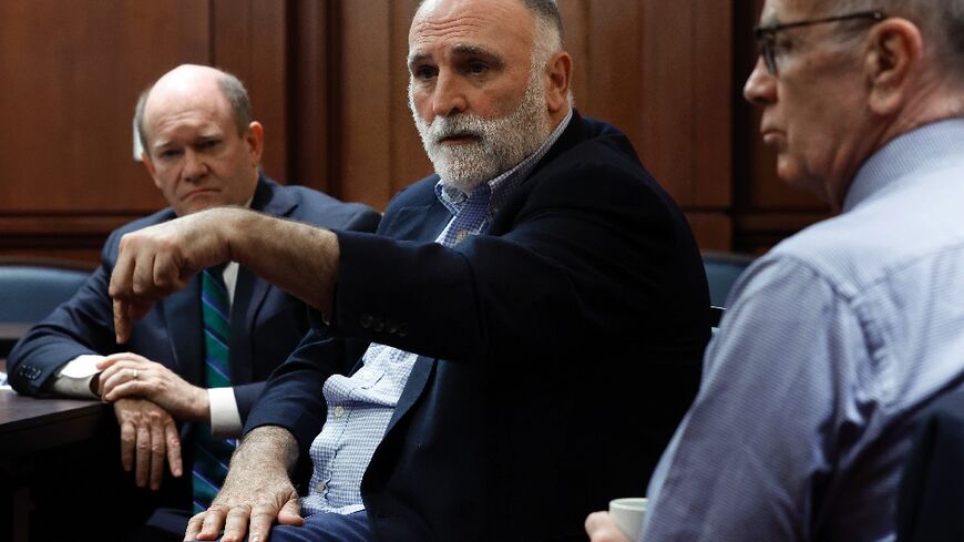 Jose Andres after a March meeting in Washington on getting humanitarian aid to Gaza