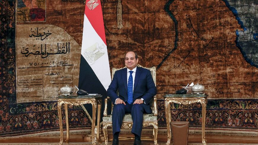 Egypt's President Abdel Fattah al-Sisi won the election with 89.6 percent of the vote, against three unknowns