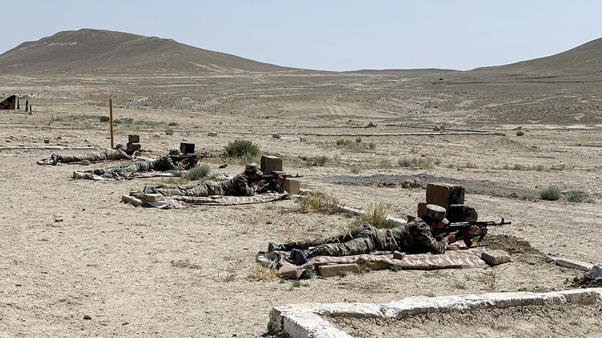 The Azerbaijan Army holds military pentathlon competitions on June 11, 2024. 