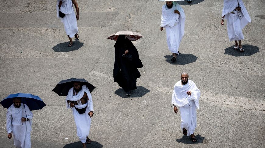 About 2,000 Palestinians are conducting the hajj at the special invitation of King Salman