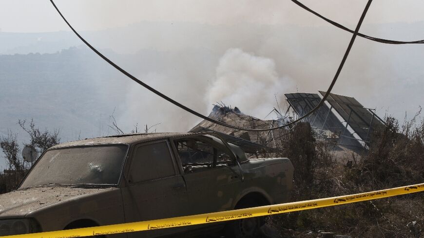 An Israeli strike on Jannata village in south Lebanon comes on the heels of one of Hezbollah's largest cross-border attack in months