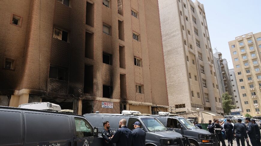 Kuwaiti officials said the fire broke out at dawn on Wednesday