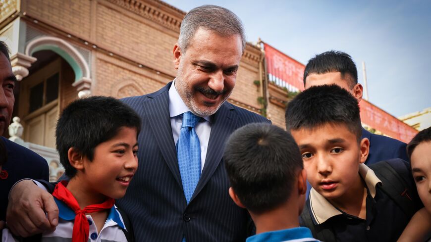 Turkish Foreign Minister Hakan Fidan is on a visit to Xinjiang Uyghur Autonomous Region in northwest China Photo Credit: @HakanFidan on X