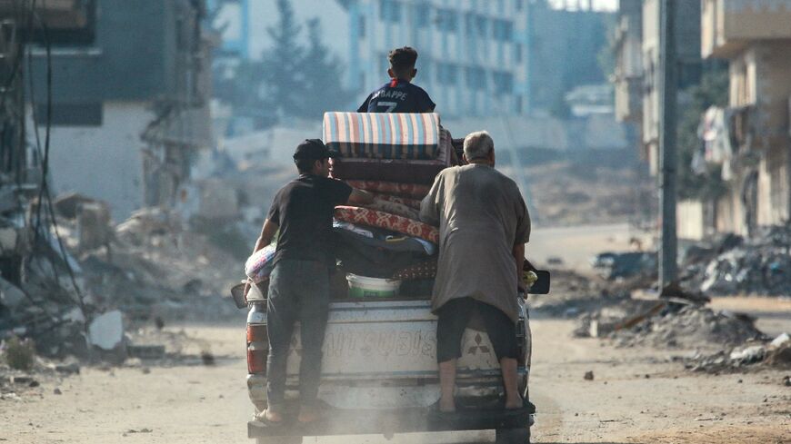 Israeli bombardment and intense fighting in central Gaza sent Palestinian civilians fleeing on Wednesday