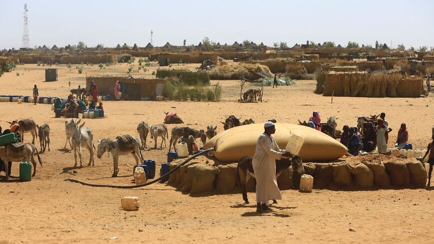 The UN says famine conditions have been confirmed in Zam Zam camp for internally displaced people, shown in 2015, near El-Fasher in Sudan's Darfur region