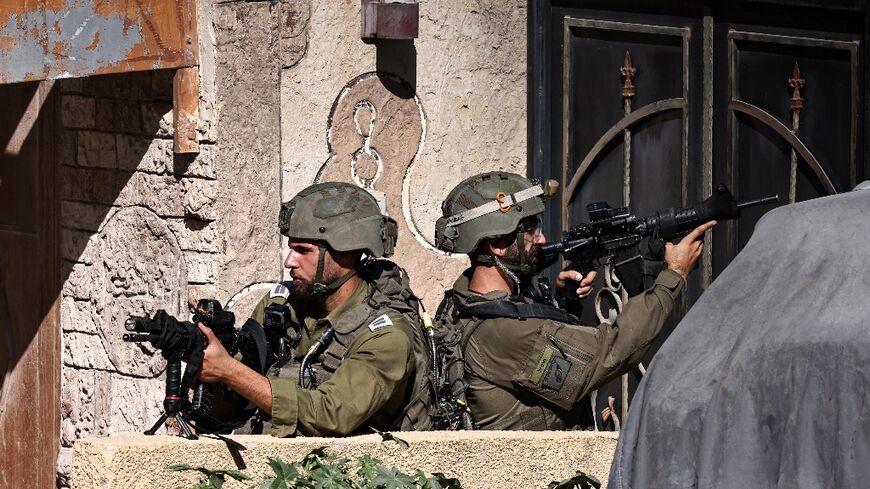 Israeli forces in Tubas, in the north of the occupied West Bank