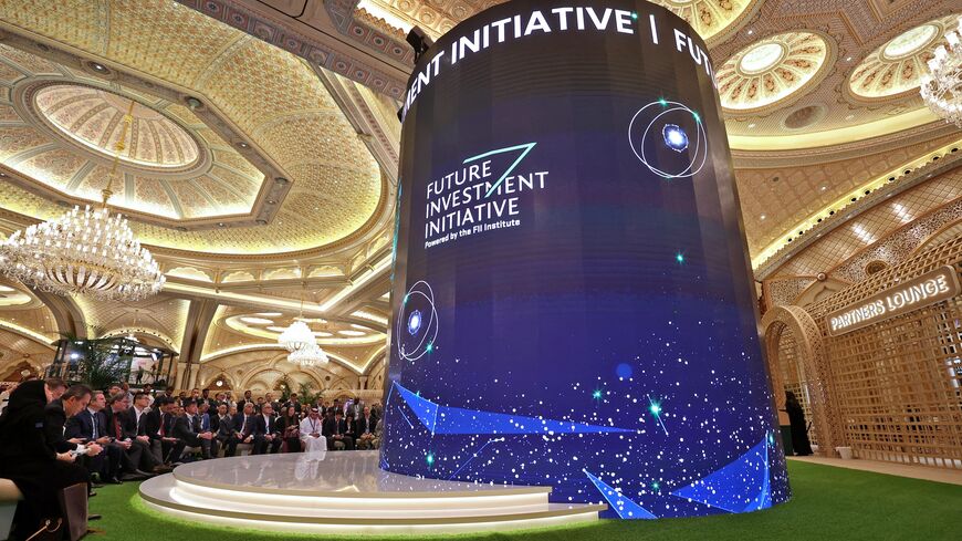 Attendees take part in the annual Future Investment Initiative (FII) conference in the Saudi capital, Riyadh, Oct. 25, 2022. 