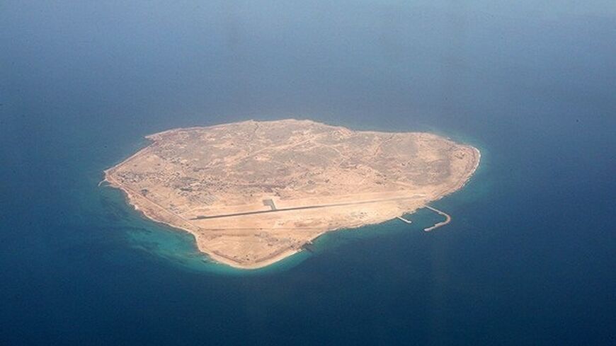 An undated image shows Lesser Tunb, one of three islands disputed between Iran and the UAE. 