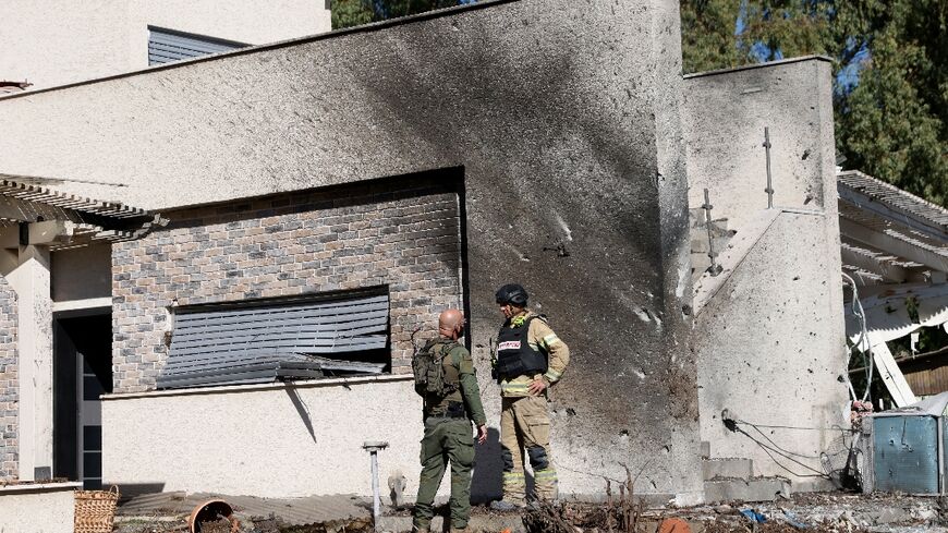 The damage from the war between Israel and Hezbollah can be seen across the northern Israeli town of Kiryat Shmona