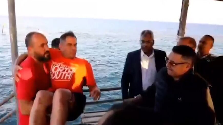 Egyptian authorities released a video of tourists who were rescued from the capsized dive boat in the Red Sea 