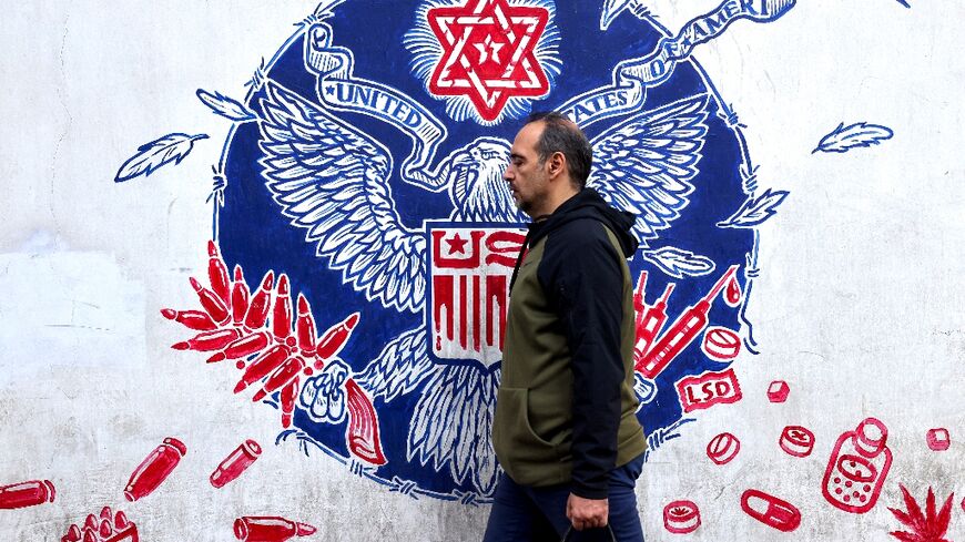 The former US embassy in Tehran is now a museum know as the "Den of Spies" and is covered in anti-US and anti-Israel graffiti
