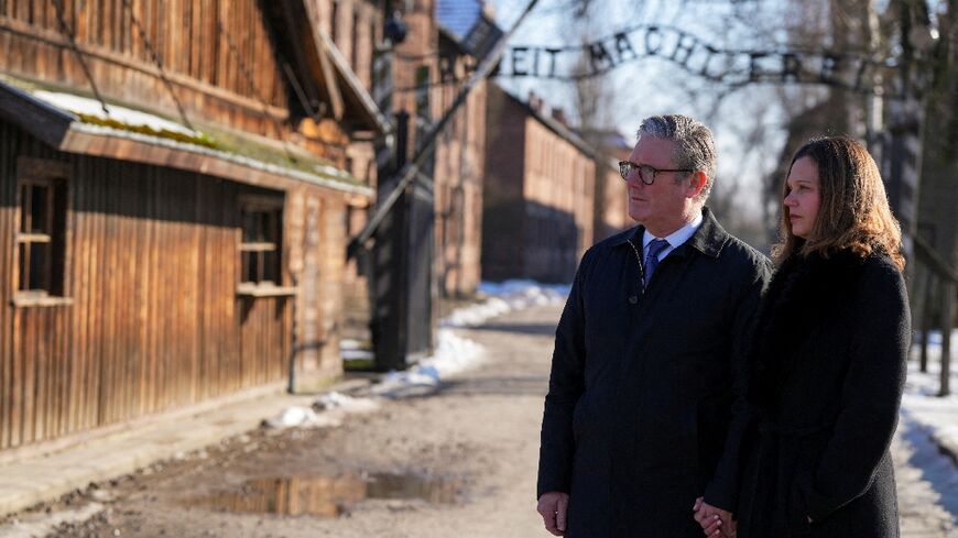 Starmer visited with his wife, Victoria, ahead of a ceremony later January marking 80 years since the camp's liberation