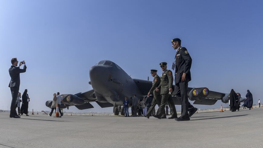 A US Air Force B-52 aircraft in Sakhir, Bahrain, on Nov. 13, 2024.