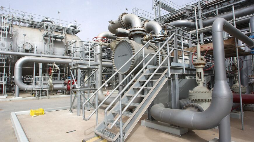 A general view shows a new oil plant inaugurated March 22, 2006, in Haradh, Saudi Arabia. 