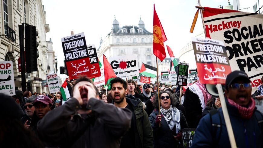 London Gaza protest