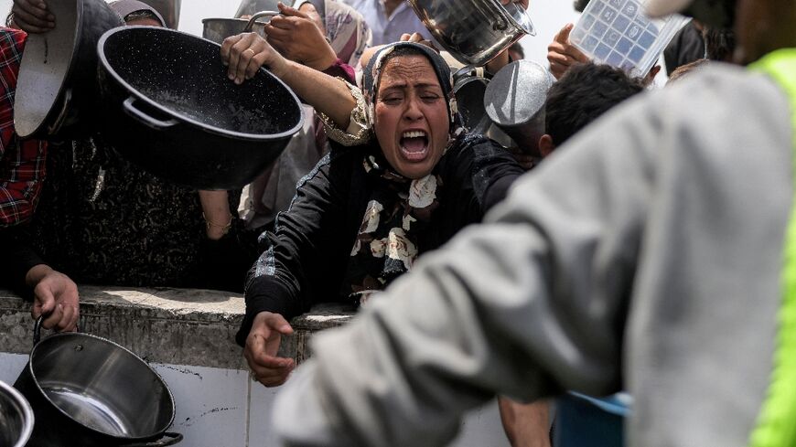 The UN's humanitarian office said on Friday Israel's blockage of aid to Gaza was 'politically motivated starvation'