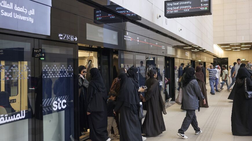 The Riyadh metro offers reserved carriages for families that enable women passengers to travel separately from the single men who fill the standard carriages