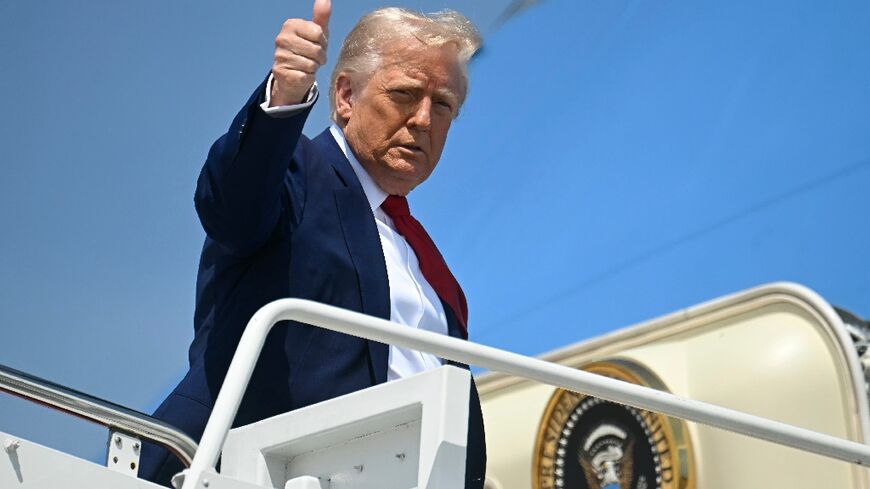 US President Donald Trump is heading to a turbulent Middle East