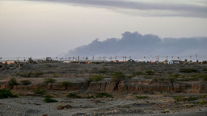 Smoke rises from the airport of Port Sudan following reported attacks on May 4, 2025