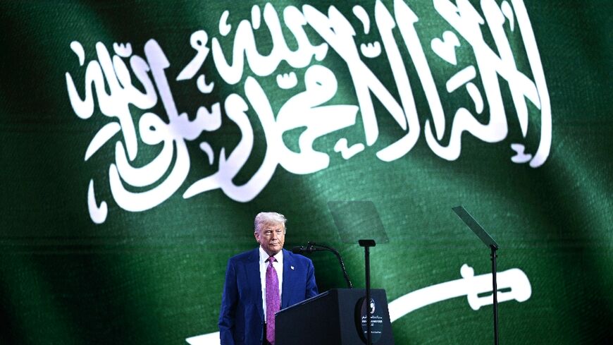US President Donald Trump was kicking off a multi-day visit to the Gulf