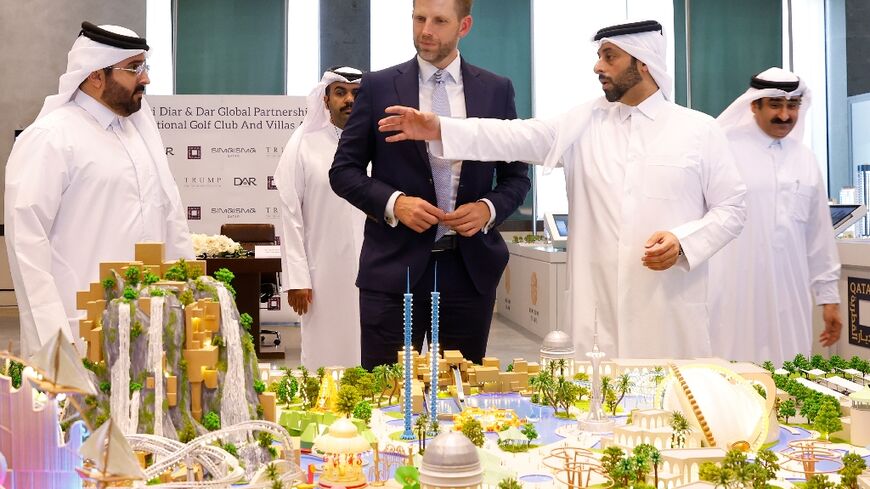Eric Trump recently signed a luxury real estate deal for the Trump Organization in Doha