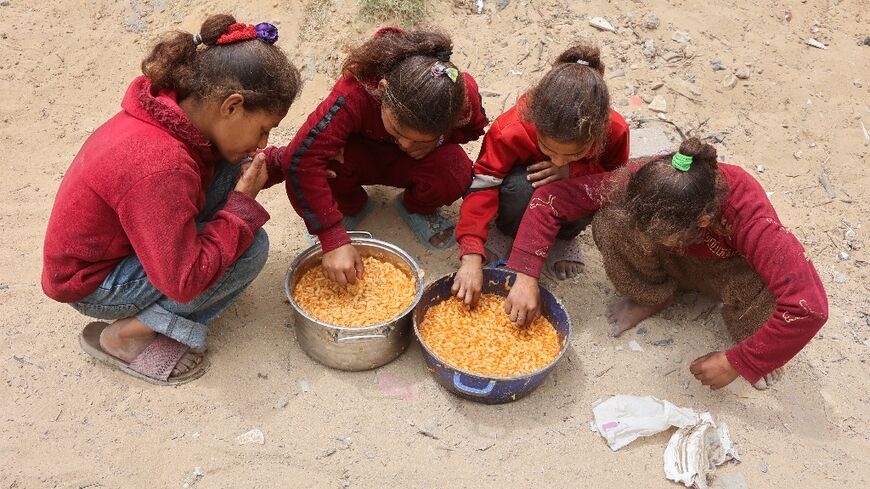 The UN's World Food Programme (WFP) in late April said it had depleted all its food stocks in Gaza