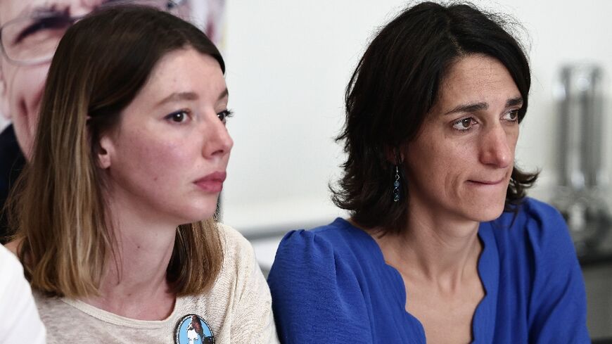 Noemie Kohler (left) and Anne-Laure Paris (right) are deeply worried about, respectively, their sister and father