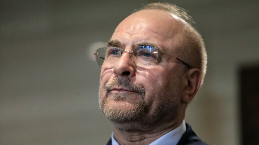 Iran's Parliament Speaker Mohammad Bagher Ghalibaf 