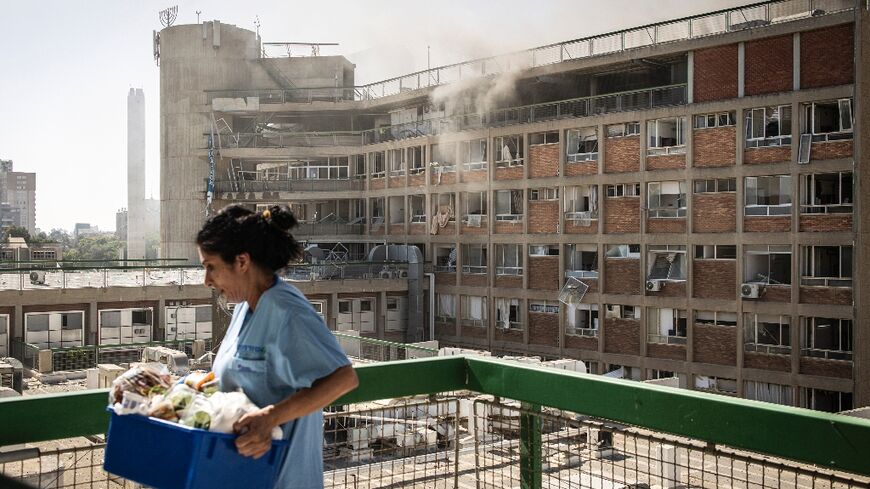 The Soroka Hospital in southern Israel was hit by Iranian missiles