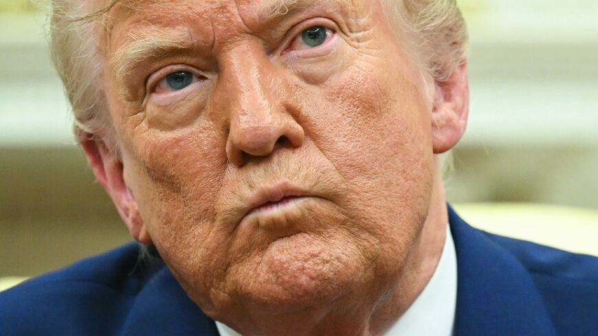 US President Donald Trump hit out at predecessor Joe Biden, saying the Democrat "should have stopped Iran a long time ago from 'enriching'" 