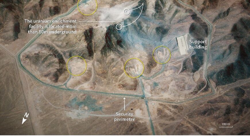 Fordo underground uranium enrichment site hit by US strikes