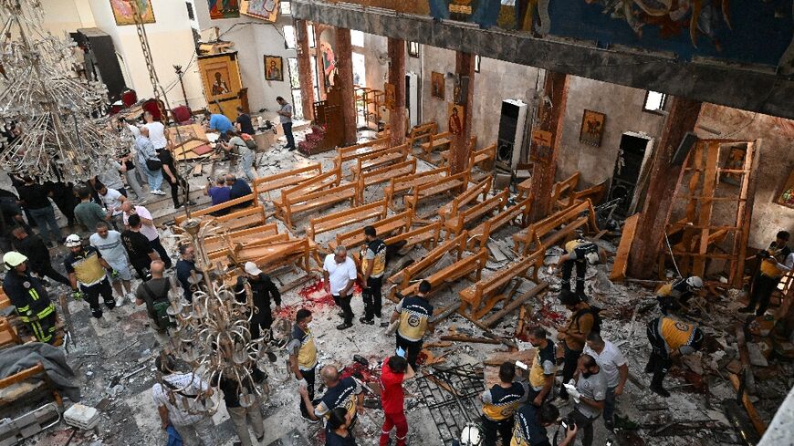 The Syrian government blamed the attack on the Islamic State group
