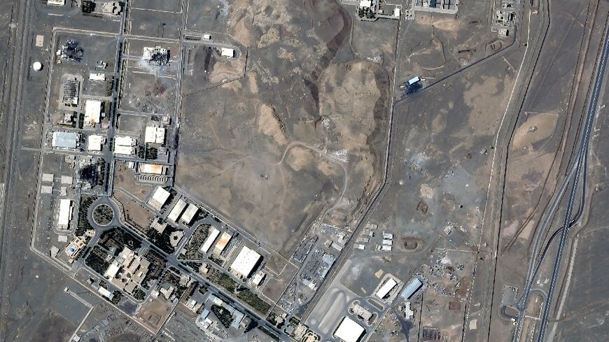 A view of the Natanz nuclear enrichment facility in central Iran after US military strikes