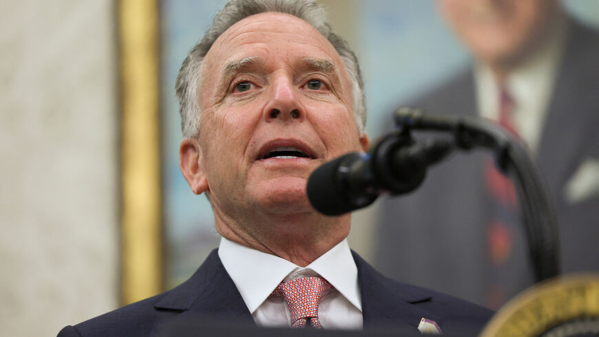 U.S. Special Envoy Steve Witkoff  speaks at an event at the White House in Washington, D.C., U.S., May 28, 2025. REUTERS/Leah Millis/File Photo
