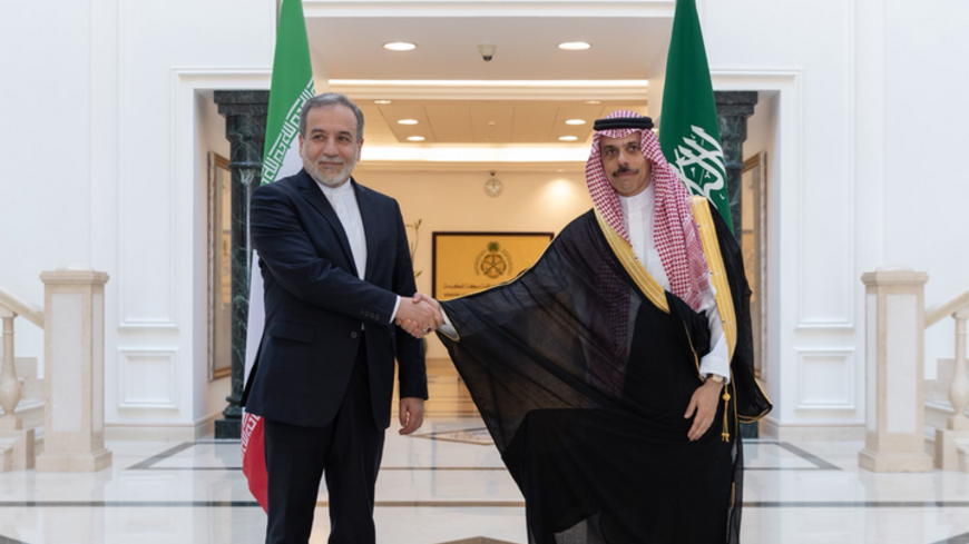 Saudi Foreign Minister Prince Faisal bin Farhan received Iranian Foreign Minister Abbas Araghchi on July 8, 2025, in Mecca, Saudi Arabia.