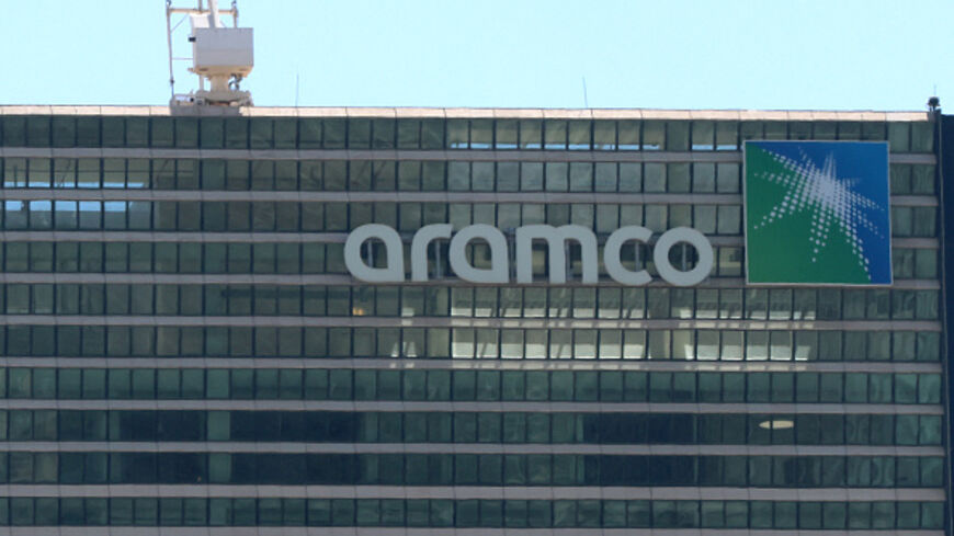 This picture shows Aramco tower in Riyad's King Abdullah Financial District (KAFD) on March 3, 2025. (Photo by Fayez Nureldine / AFP) (Photo by FAYEZ NURELDINE/AFP via Getty Images)