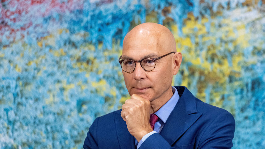 FILE PHOTO: Volker Turk, United Nations High Commissioner for Human Rights, attends the Human Rights Council at the UN European headquarters in Geneva, Switzerland, September 8, 2025. REUTERS/Denis Balibouse/File Photo