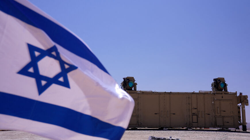 A part of Iron Beam laser anti-missile interception system, developed by Israel, is seen in this handout image obtained by Reuters on September 17, 2025. Israel Defence Ministry/Handout via REUTERS