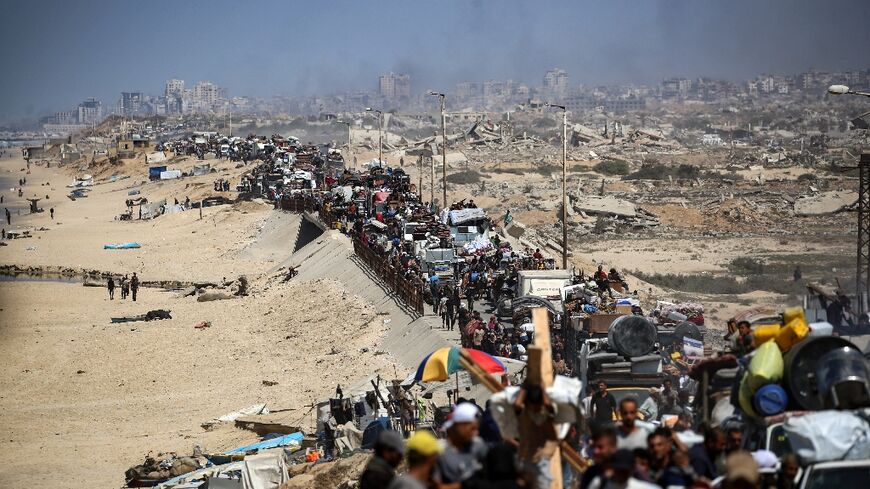 The military has launched a major ground offensive on Gaza City and has for days been telling residents to head south