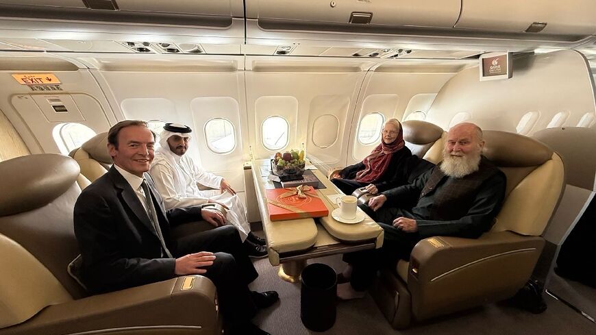 British couple Peter and Barbie Reynolds have been freed in Afghanistan after several months in detention