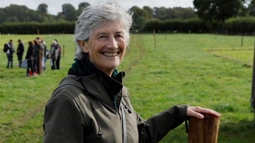 FILE PHOTO: Irish presidential candidate Catherine Connolly, who is running as an independent in this year's election, attends the Irish National Ploughing Championships in Screggan, Ireland September 16, 2025. REUTERS/Clodagh Kilcoyne/File Photo