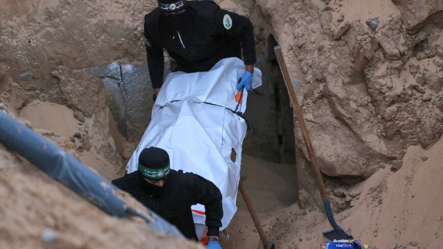 Israel has accused Hamas of violating the ceasefire by stalling the hand over of hostage remains