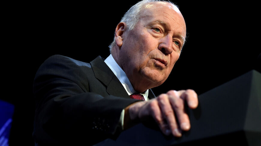 Former Vice President Dick Cheney speaks at the Republican Jewish Coalition's annual meeting in Las Vegas, Nevada February 24, 2017. REUTERS/David Becker