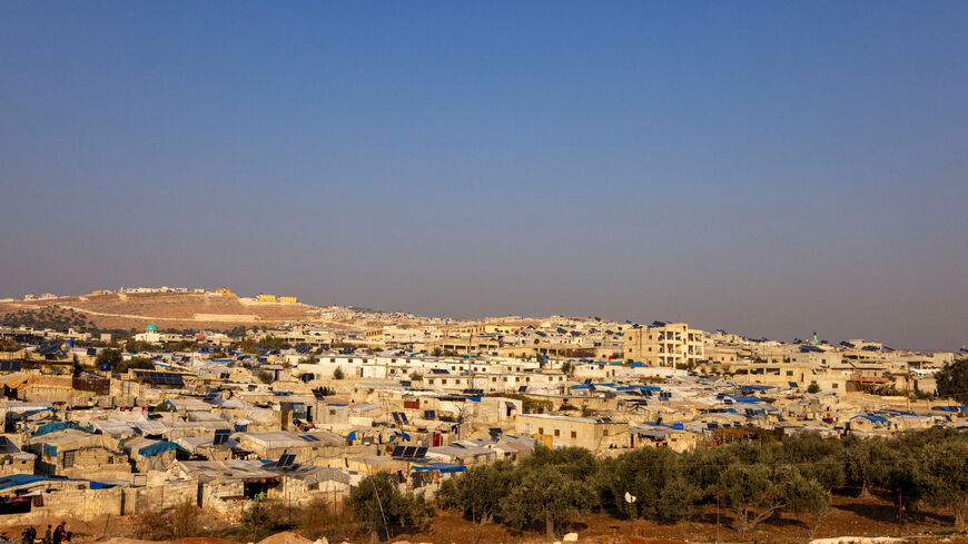 A general view of a refugee camp in Idlib, a northwestern Syrian city where Hayat Tahrir al-Sham (HTS) had maintained an administration at the time when Syria's civil war front lines were frozen, Syria, December 17, 2024. REUTERS/Umit Bektas