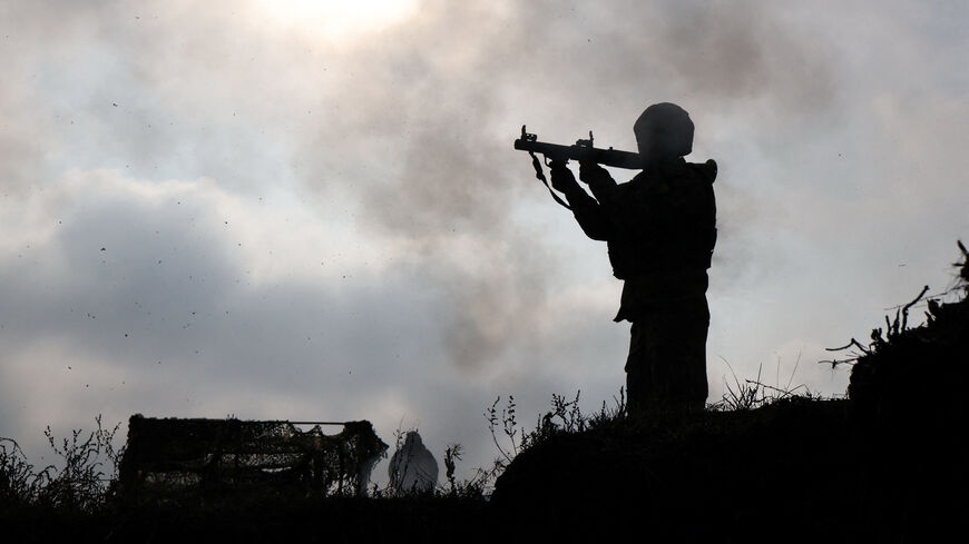 A recruit of the 65th Separate Mechanized Brigade of the Ukrainian Armed Forces fires an RPG-7 grenade launcher during a military exercise at a training ground near a frontline, amid Russia's attack on Ukraine, in Zaporizhzhia region, Ukraine November 5, 2025. Andriy Andriyenko/Press Service of the 65th Separate Mechanized Brigade of the Ukrainian Armed Forces/Handout via REUTERS