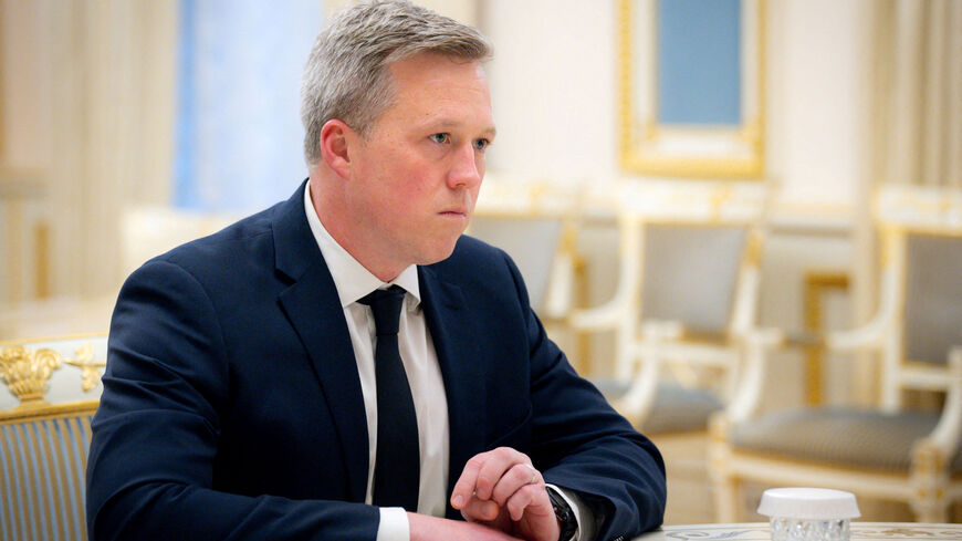 U.S. Army Secretary Daniel Driscoll attends a meeting with Ukraine's President Volodymyr Zelenskiy (not pictured), amid Russia's attack on Ukraine, in Kyiv, Ukraine, November 20, 2025. Ukrainian Presidential Press Service/Handout via REUTERS