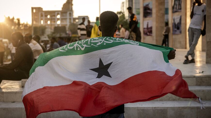 In Hargeisa, crowds took to the streets to celebrate, many carrying the flag of the breakaway state