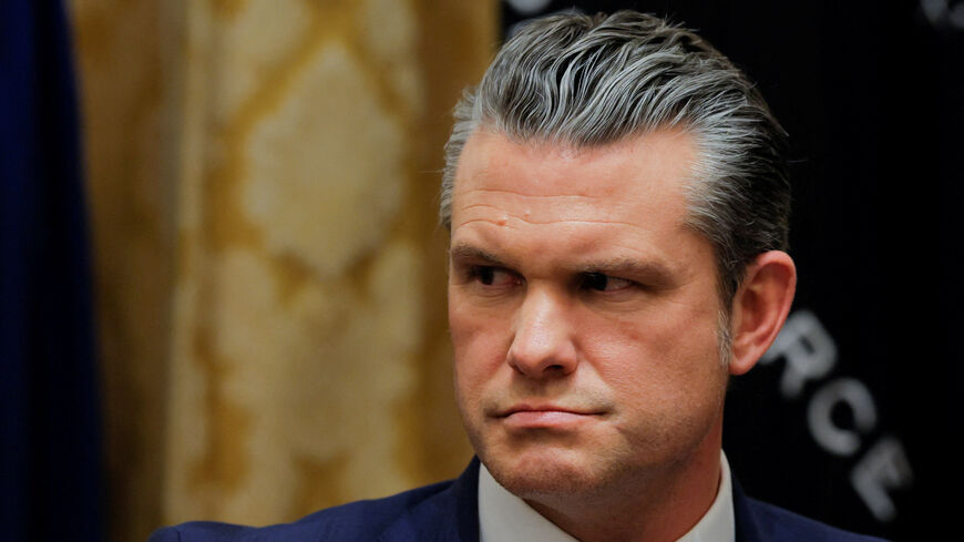 U.S. Secretary of Defense Pete Hegseth attends a cabinet meeting with U.S. President Donald Trump, at the White House in Washington, D.C., U.S., December 2, 2025. REUTERS/Brian Snyder
